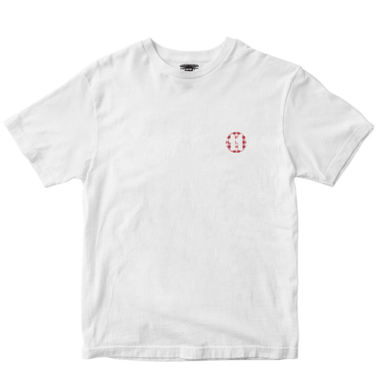 Gronze collection SS23 - Plaid Tee white