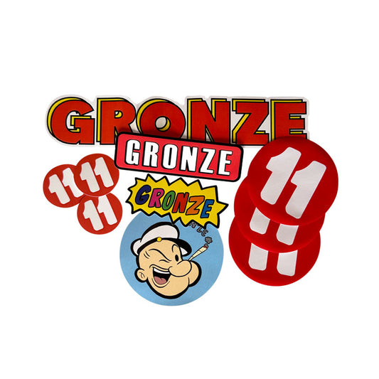 Gronze Stickers Pack x10