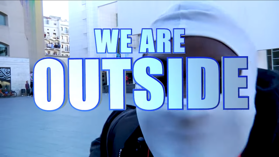 We are OUTSIDE